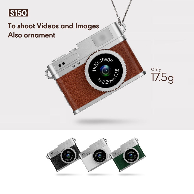 Mini Retro Camera 1080P Portable Small Retro Recording Camera