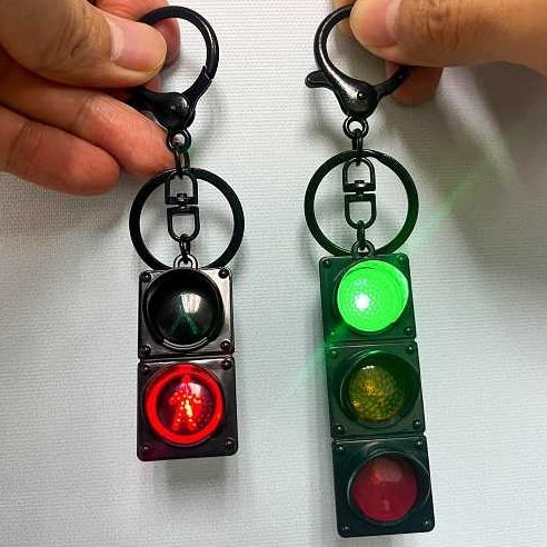 Traffic Light Keychain
