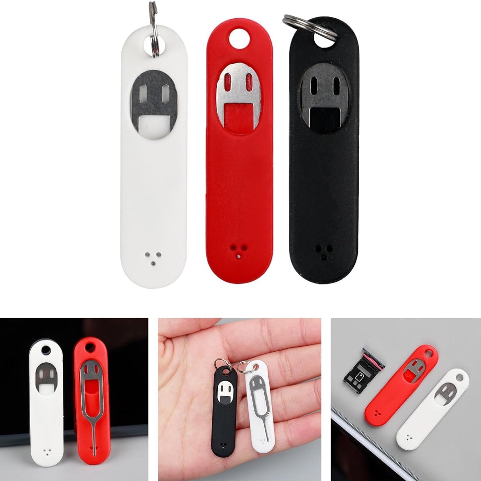 Anti-Lost SIM Card Eject Pin Key Tag Keychain