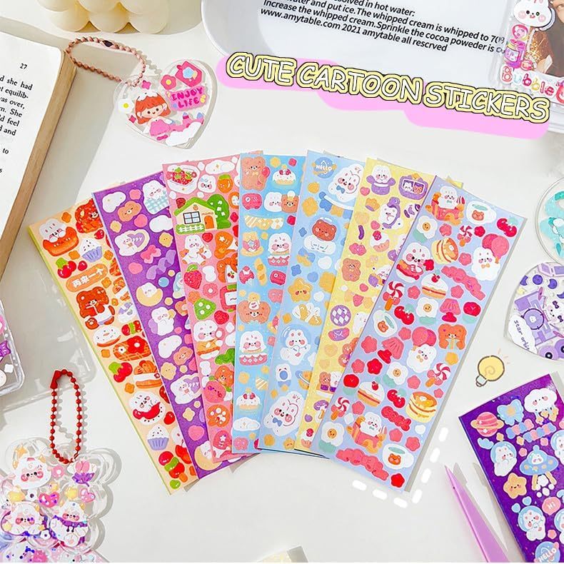 Laser Sticker Kids Guka Korean Cute Glitter Children Scrapbook Decorative Sticker
