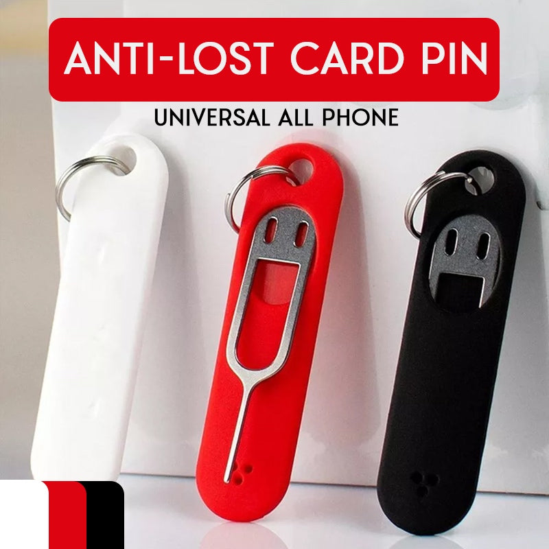 Anti-Lost SIM Card Eject Pin Key Tag Keychain