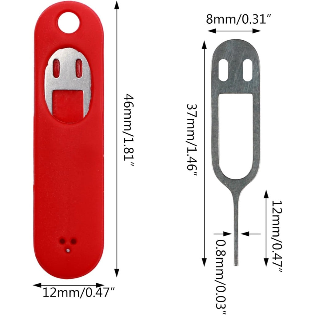 Anti-Lost SIM Card Eject Pin Key Tag Keychain