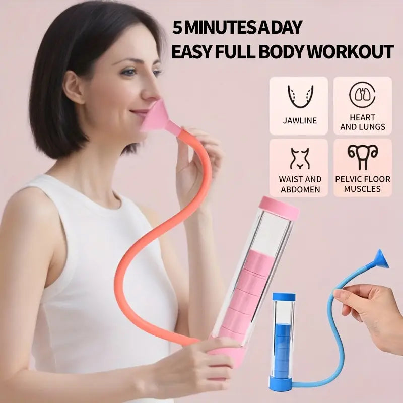 Breathing Trainer Device Dumbell Abs Exercise