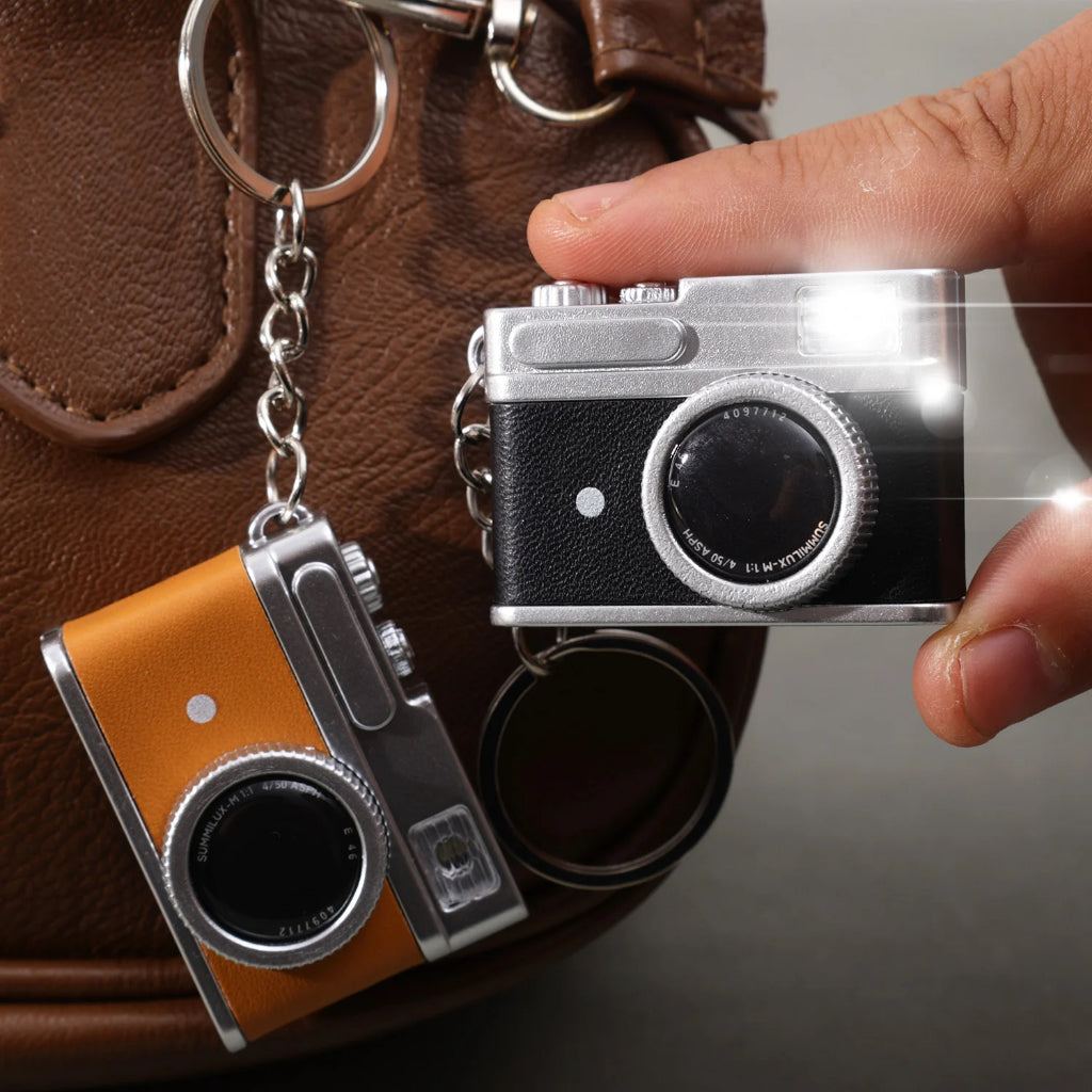 Mini Vintage Camera Keychain