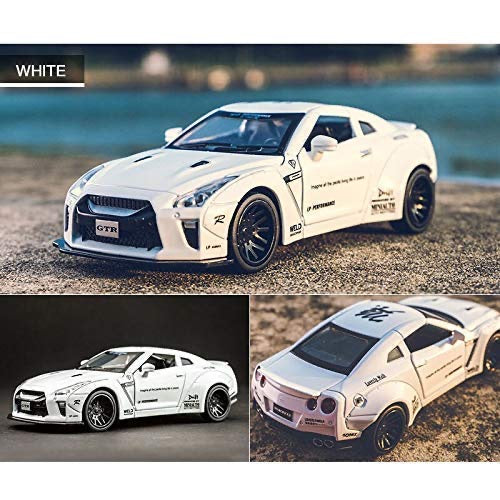Nissan GTR Car Pull Back 1:32 Diecast Metal Toy Car