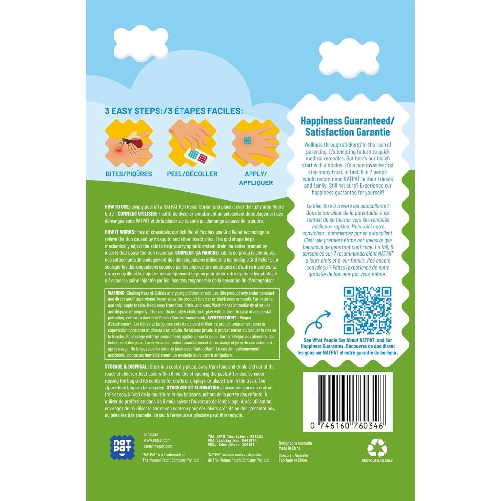 Itch Relief Patches Magic Natural No Chemical Patch for Insect Bite