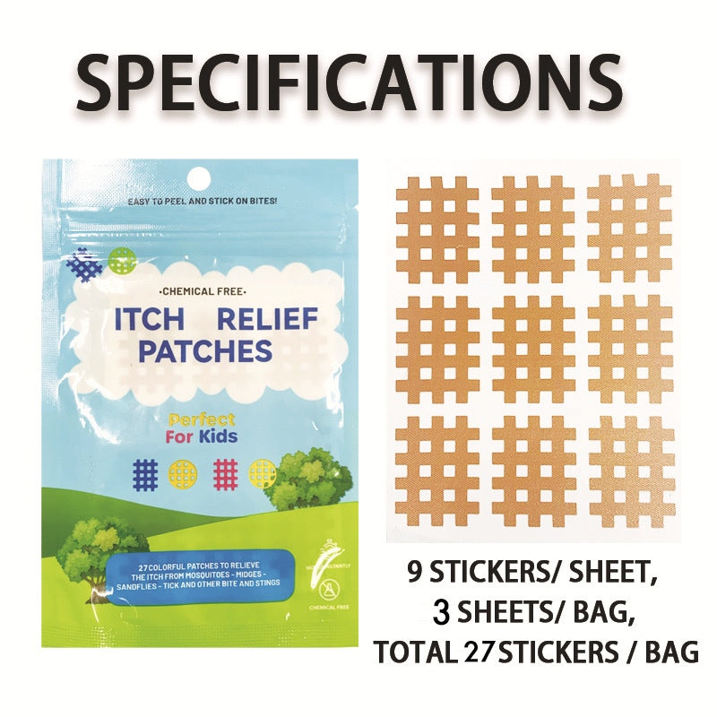 Itch Relief Patches Magic Natural No Chemical Patch for Insect Bite