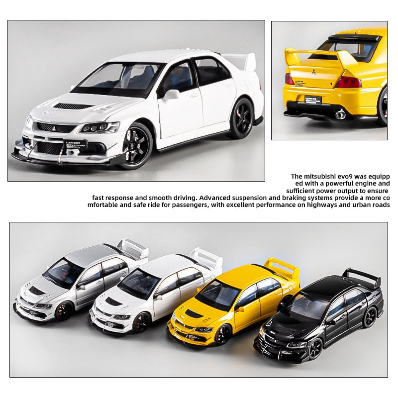 Mitsubishi Lancer Evolution EVO 9 Final Edition Race Car Miniature Toy