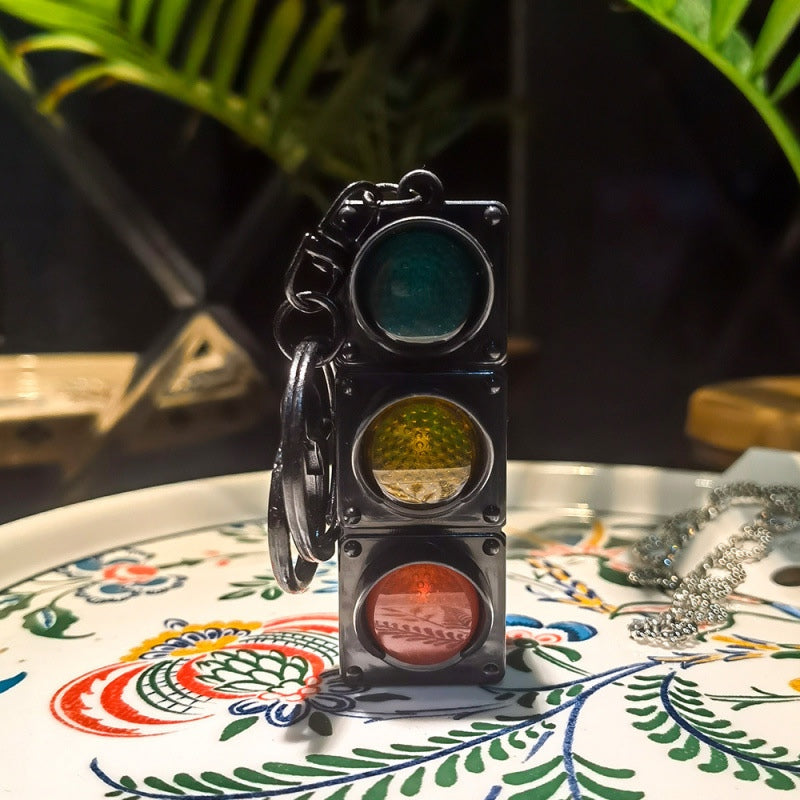 Traffic Light Keychain