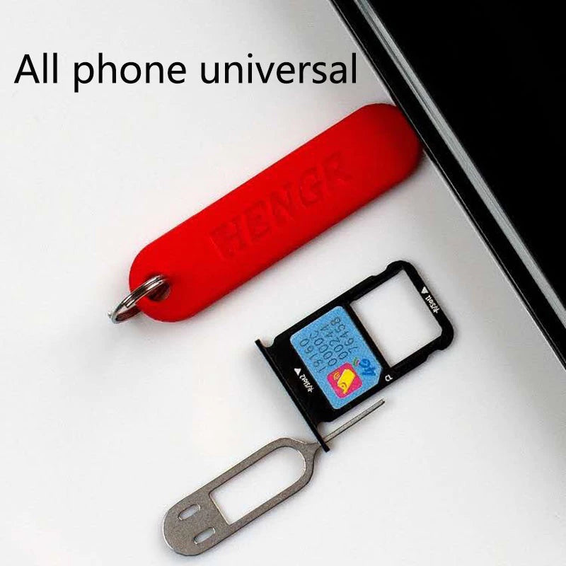 Anti-Lost SIM Card Eject Pin Key Tag Keychain