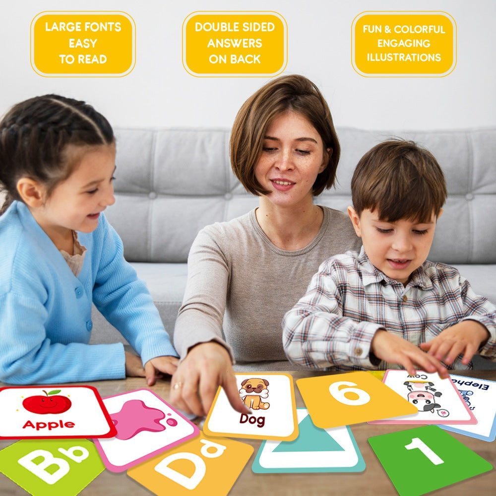 60pc Toddler Learning Flashcards