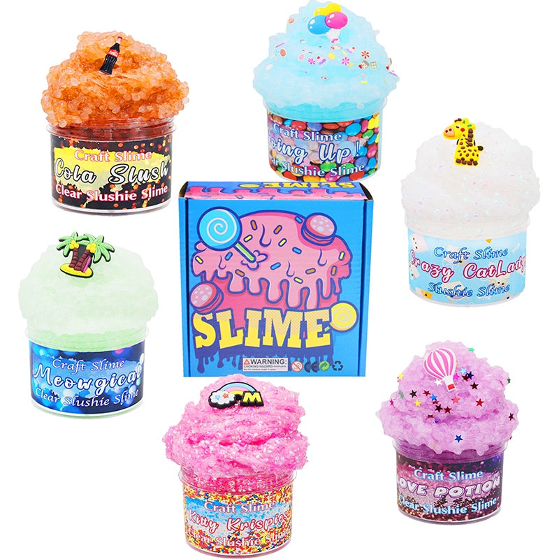 Slushie Ice Cream Crunchy Slime Children Stress Relief Toy