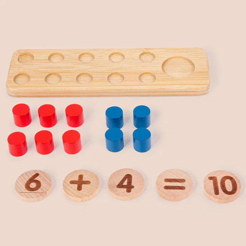 Ten Frame Unit Plus Montessori Math Wooden Toy
