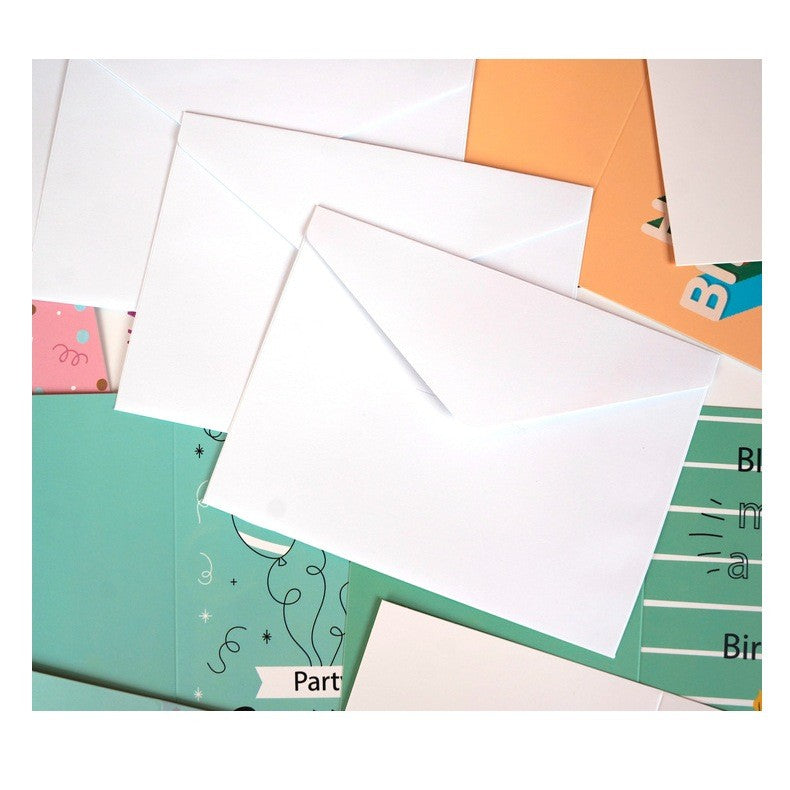 Assorted Birthday Greeting Cards Celebration Cards with Envelopes & Stickers