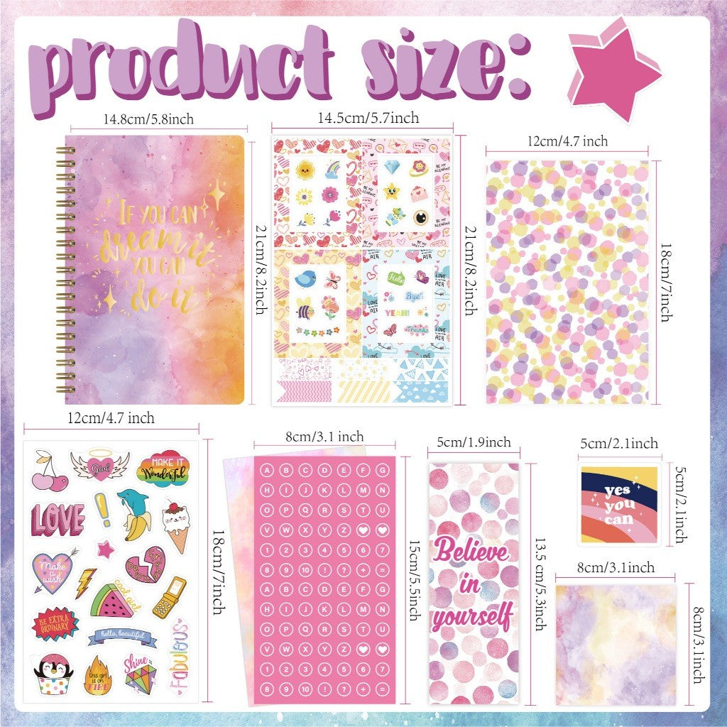 Dream It You Can Do It DIY Journal Kit Girls Birthday Gifts