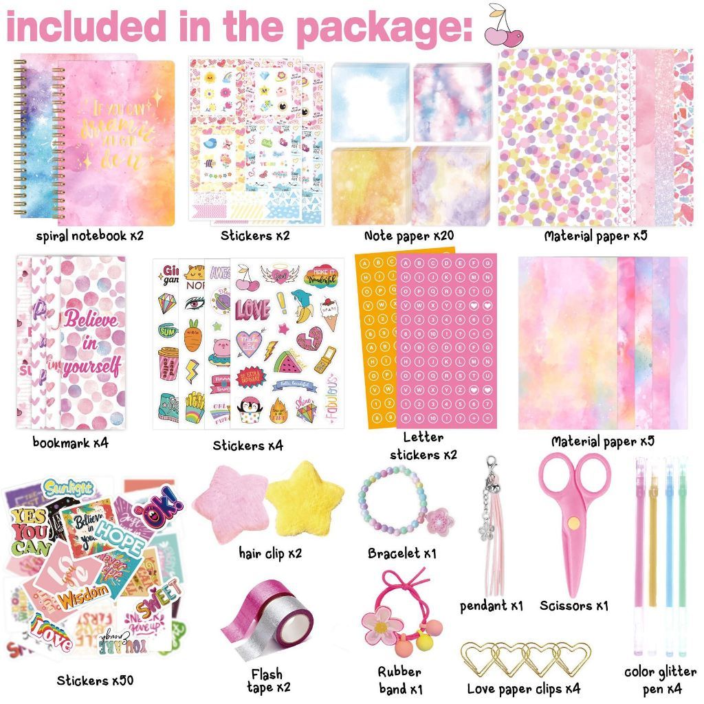 Dream It You Can Do It DIY Journal Kit Girls Birthday Gifts