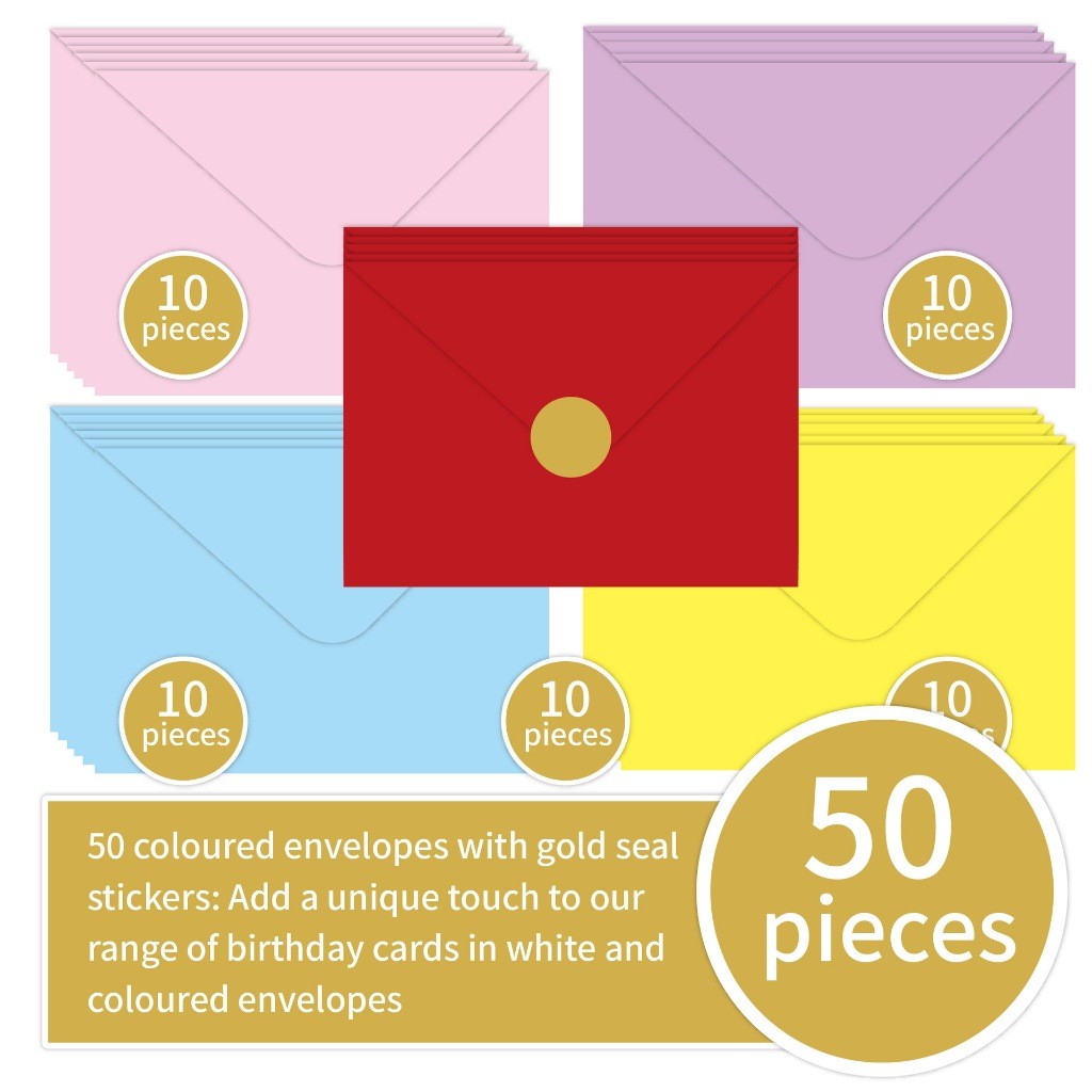 Unique Happy Birthday Cards With Envelopes Stickers Greeting Cards Gifts