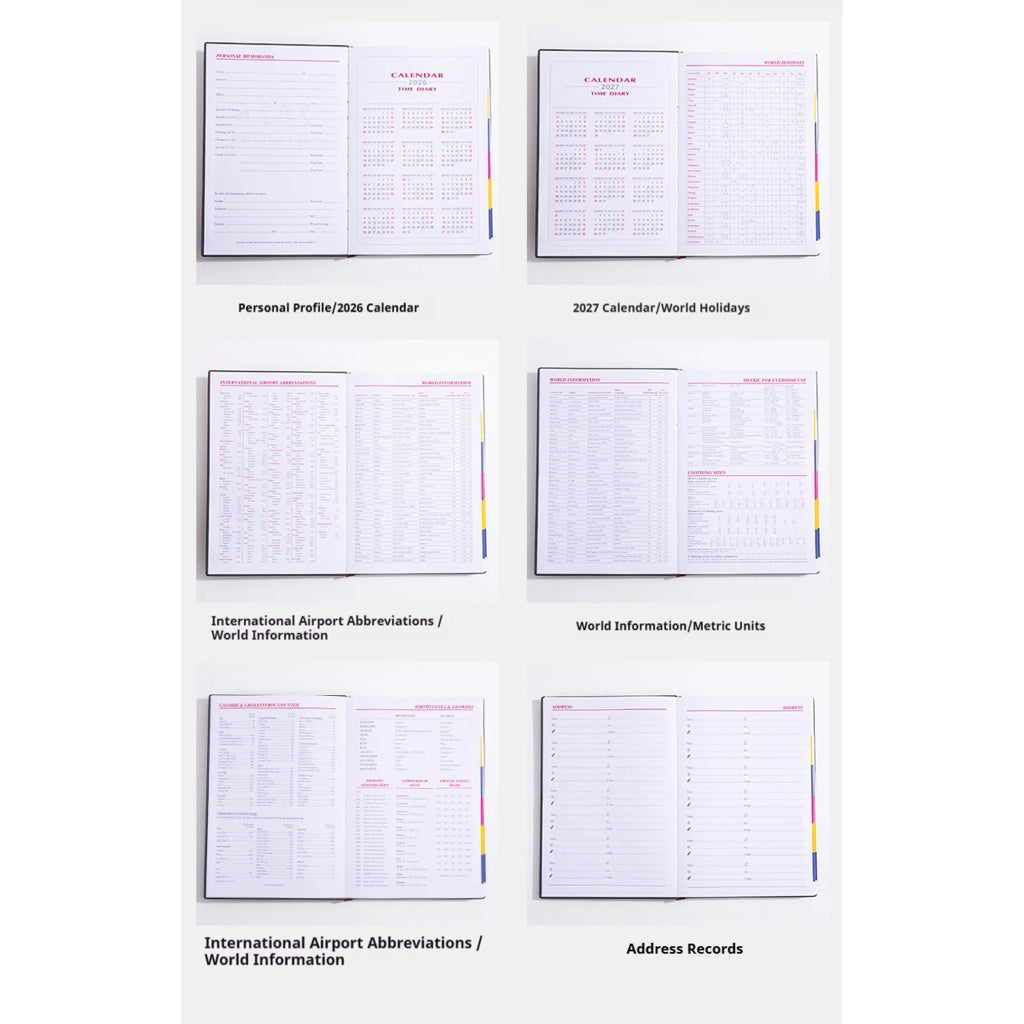 2026 Daily Planner Weekly Monthly A5 Journal Notebook