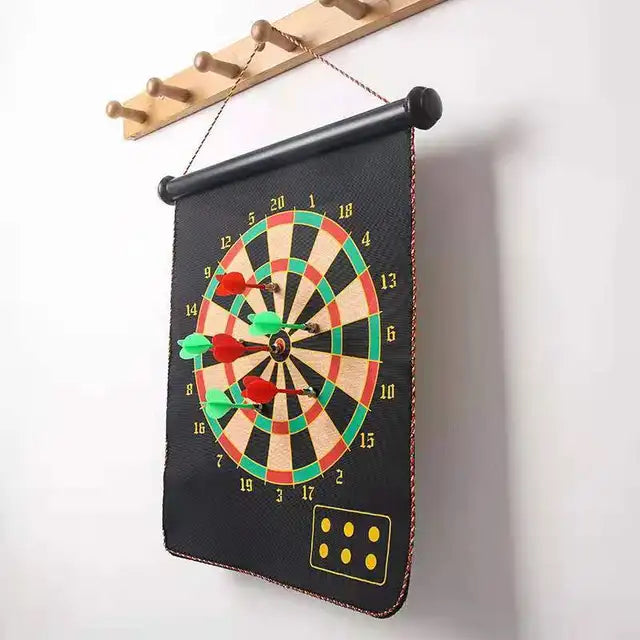 Magnetic Dart Board Game Double Sided Reversible