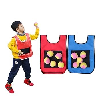 Sticky Balls Jersey Vest Dodgeball Throwing Game