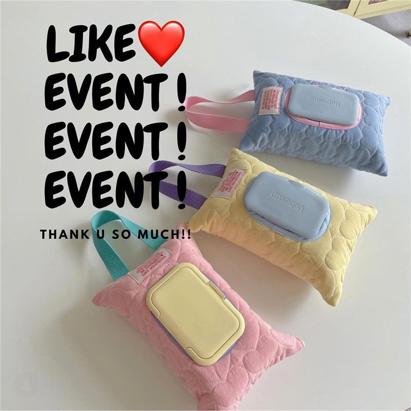 Wet Tissue Pouch Baby Stroller Wipes Holder