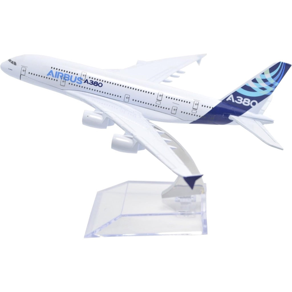 Airbus A380 20cm Diecast Metal Airplane Model with Stand