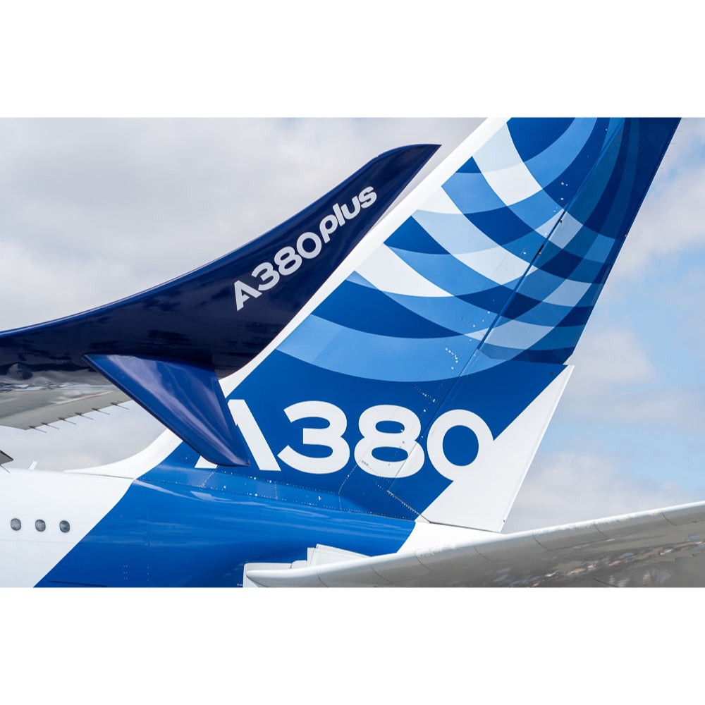 Airbus A380 20cm Diecast Metal Airplane Model with Stand
