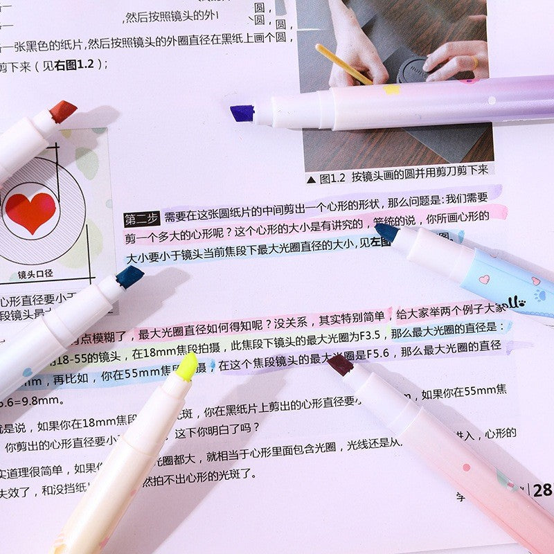 Sanrio Highlighter Fluorescent Pen My Melody Kuromi Hellokitty Cinnamoroll