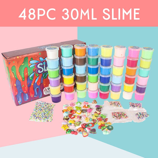 48pc Mini Butter Clay Slime 30ml