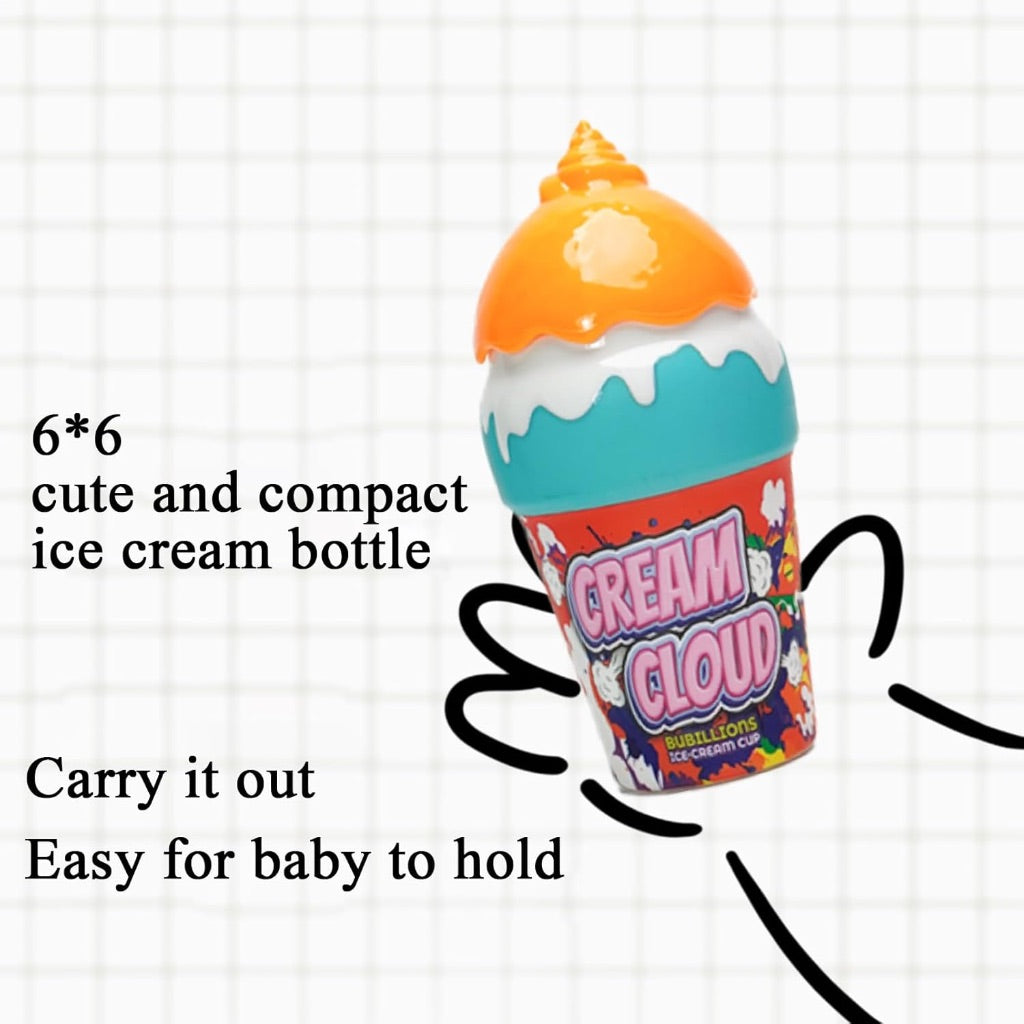 4pc Ice Cream Children Bubble Blowing Toys Spill Proof