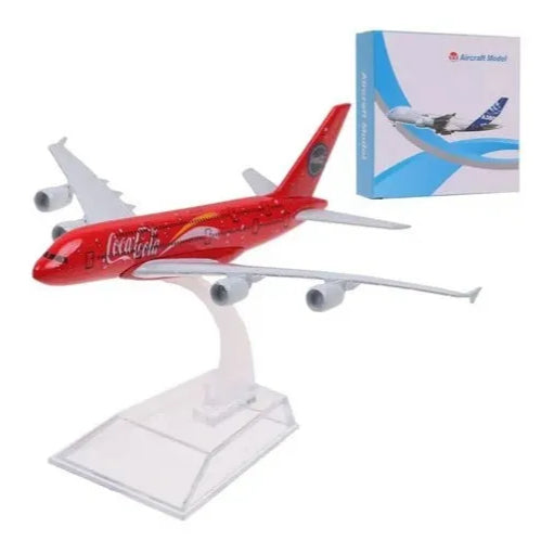 Coca Cola Airbus A380 Airlines Aircraft Plane Model