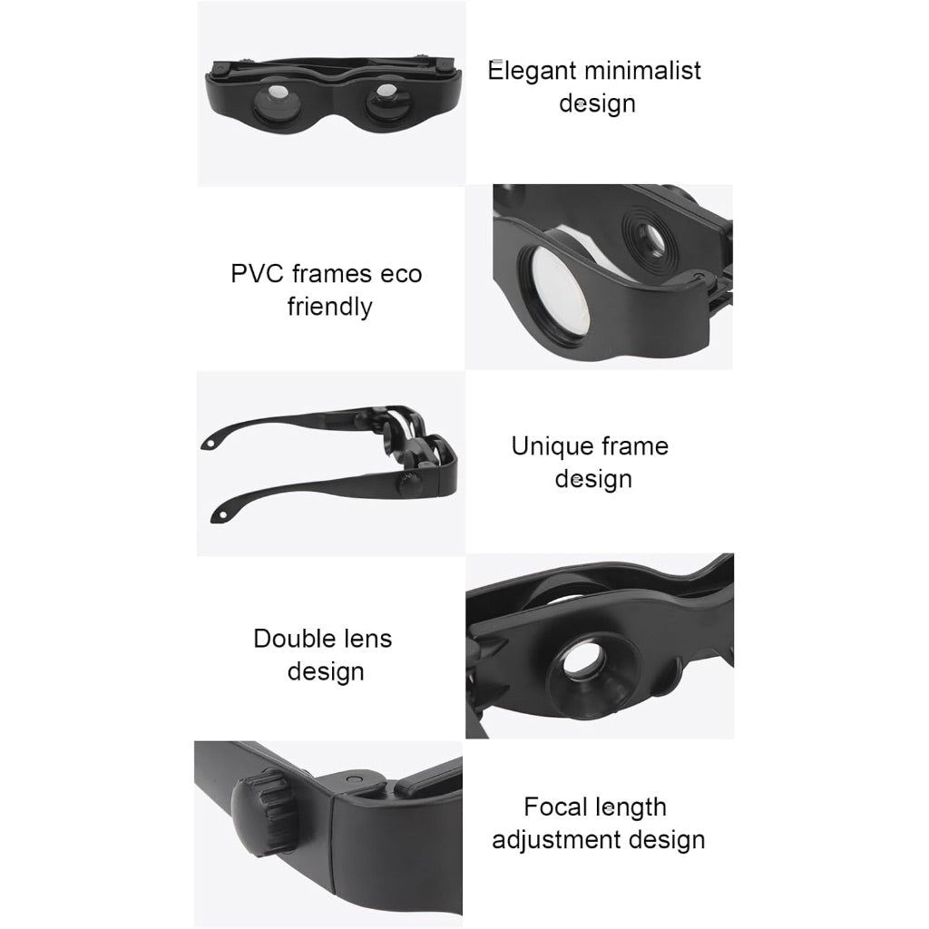 Wearable Binocular Glasses Bird Watching Telescope