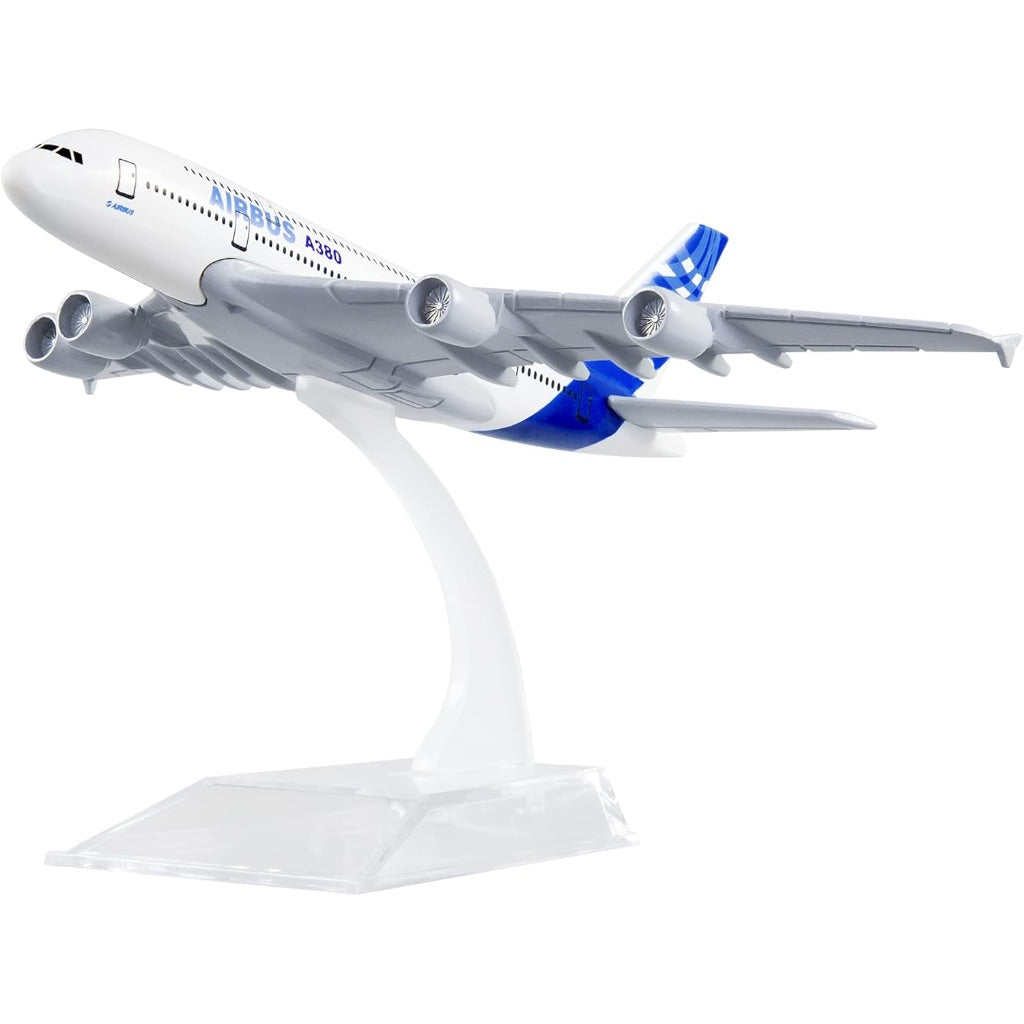 Airbus A380 20cm Diecast Metal Airplane Model with Stand