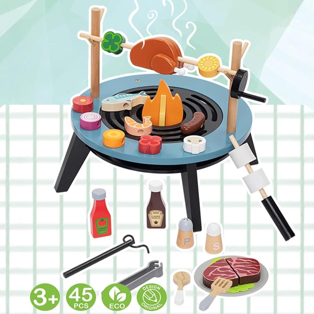 UMU BBQ Firepit Grill Pretend Play Toy