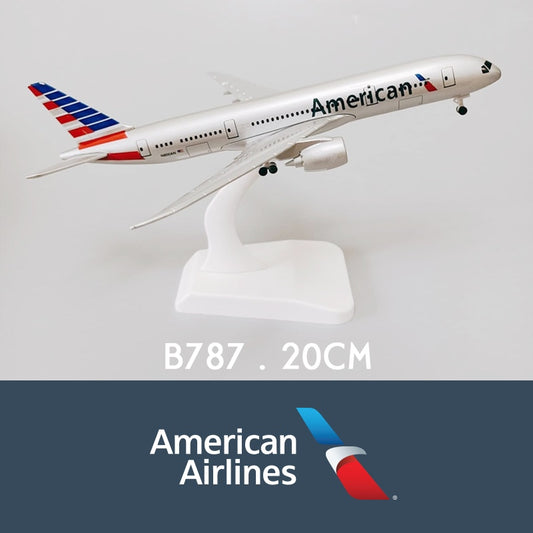 American Airlines Dreamliner B787 Aircraft Plane Model with Stand