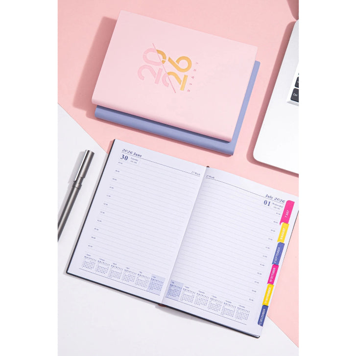 2026 Daily Planner Weekly Monthly A5 Journal Notebook