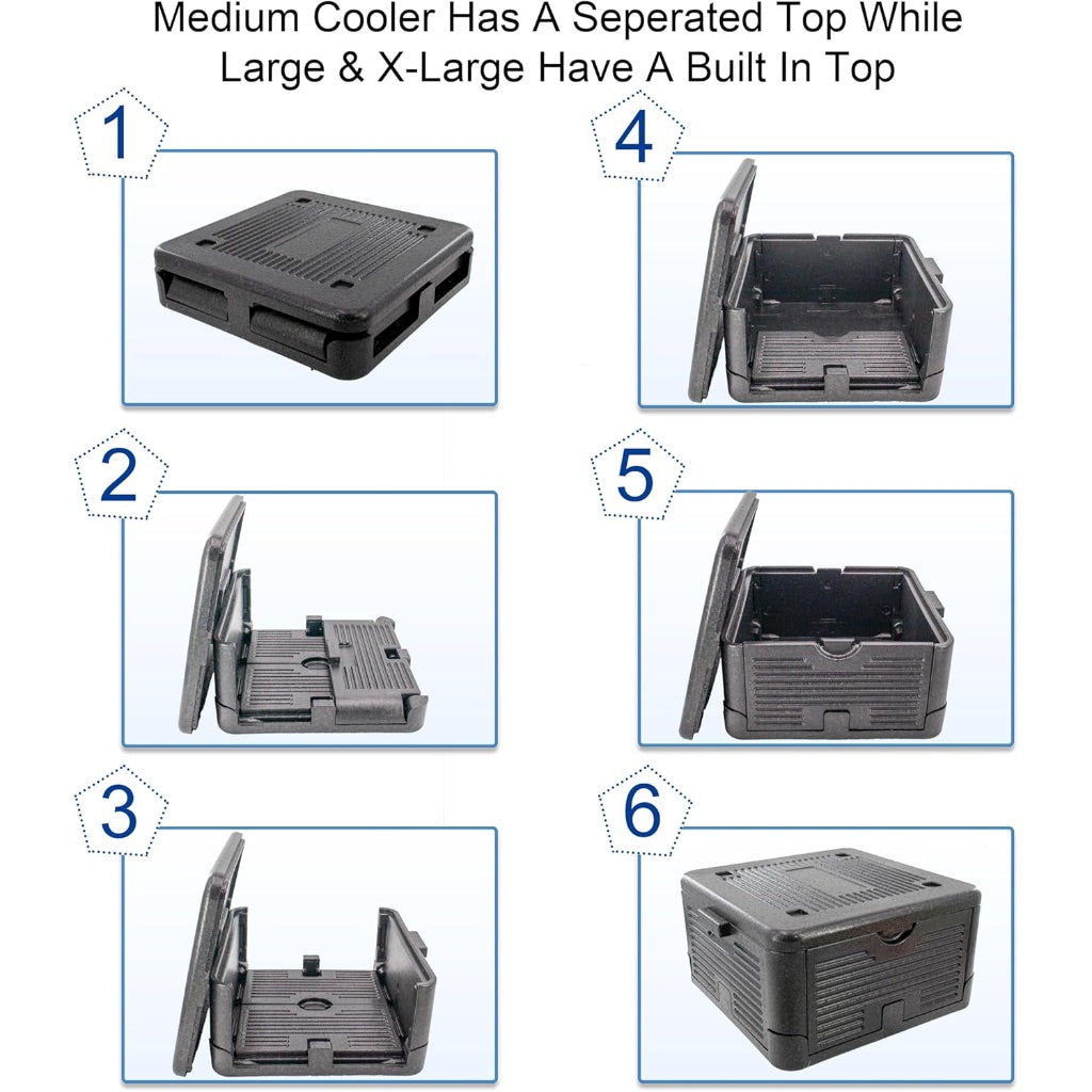 Camping Cooler Box Collapsible Chest Foam