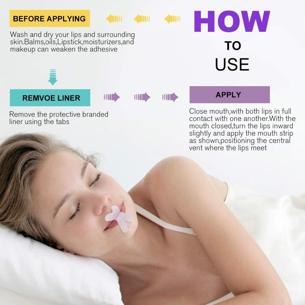 Mouth Seal Anti-snoring X Tape