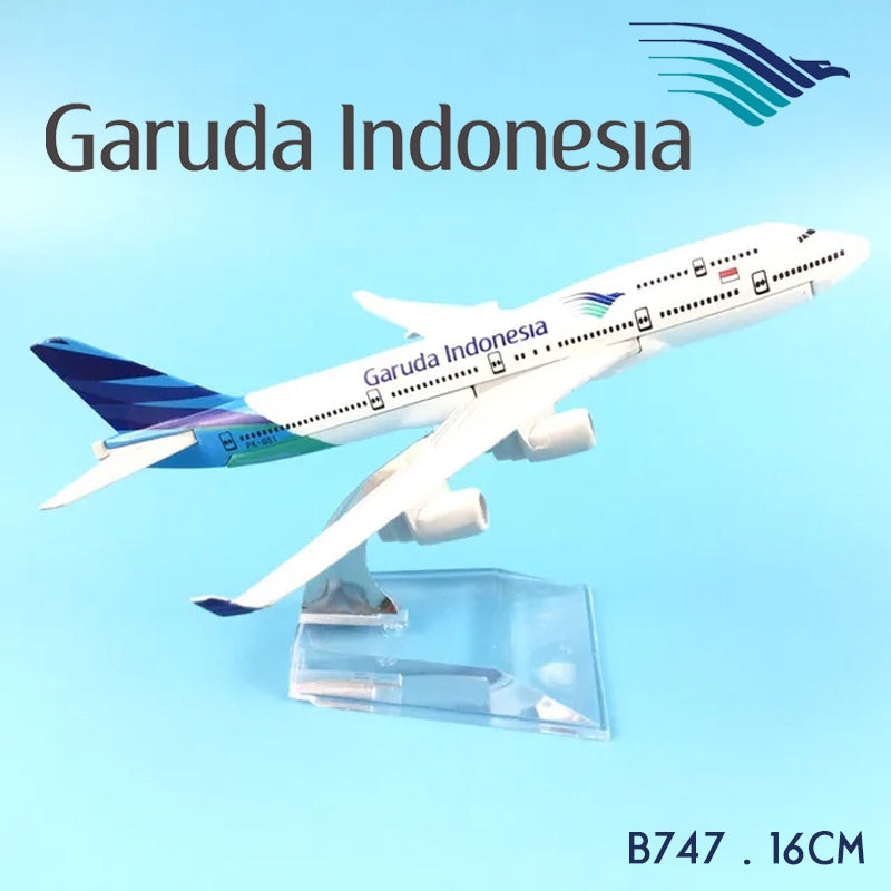 Indonesian Garuda Airlines B747 Model Airplane