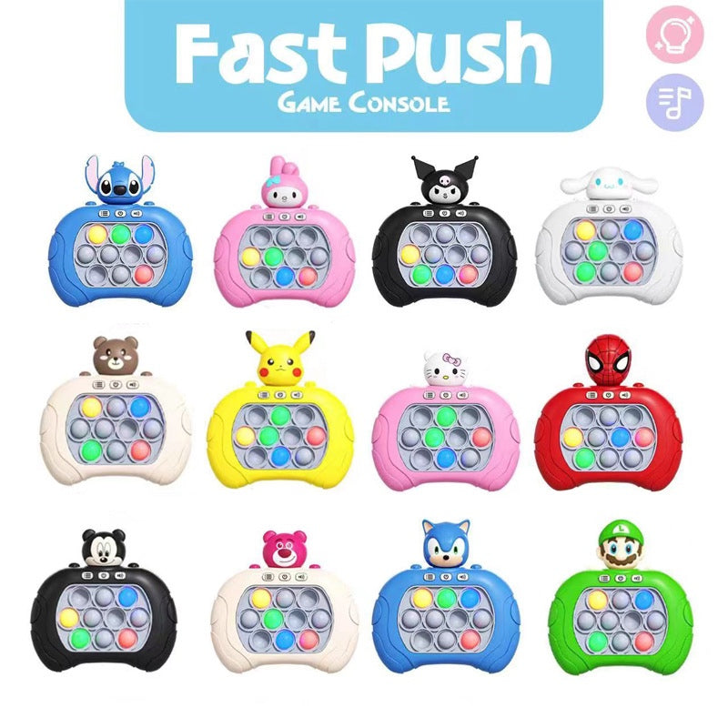 Fast Push Bubbles Pop It Stress Relief Toy