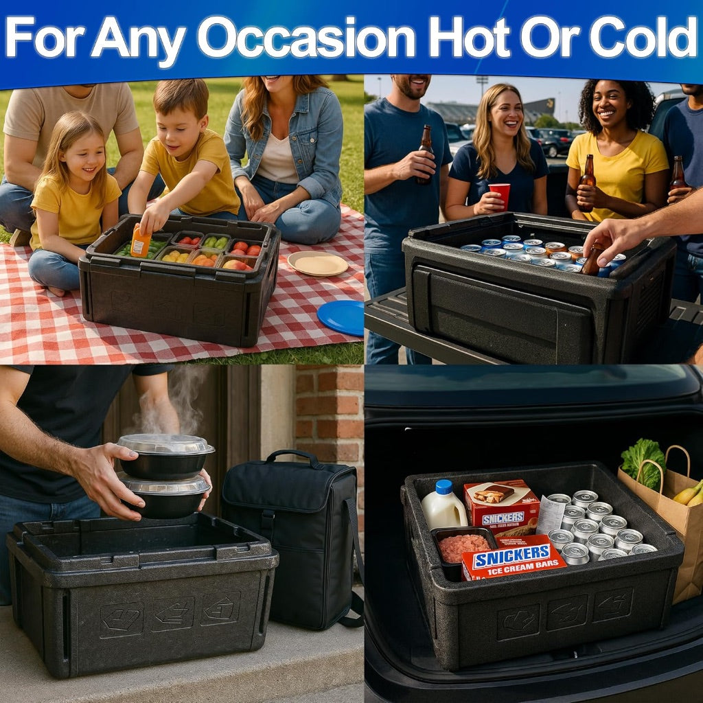 Camping Cooler Box Collapsible Chest Foam