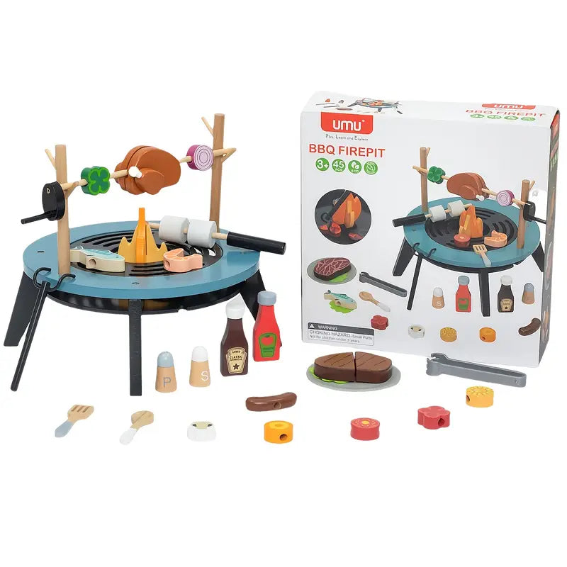 UMU BBQ Firepit Grill Pretend Play Toy