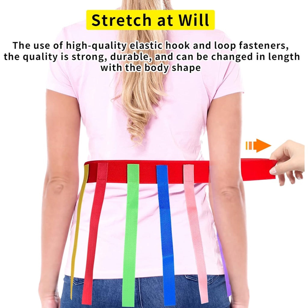 Tail Catching Game Pull Rainbow Waist Belt