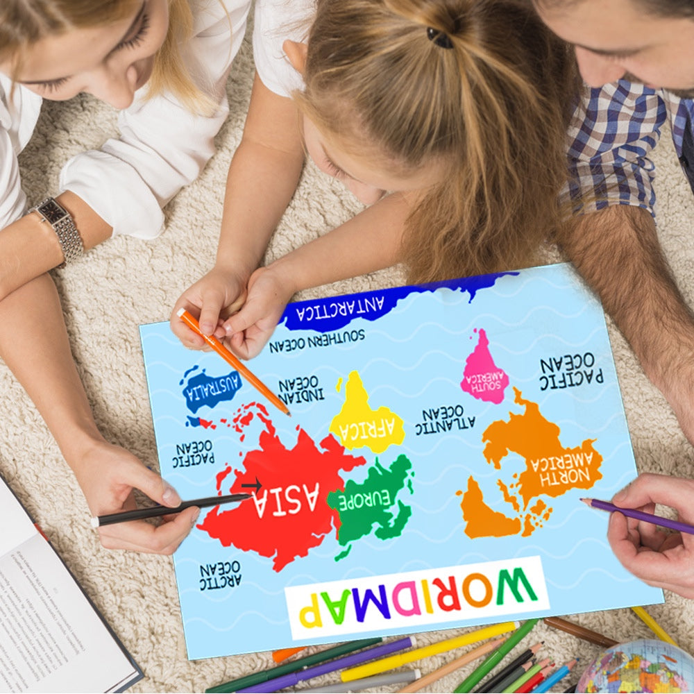 18pc Boho Children A3 Learning Wall Posters