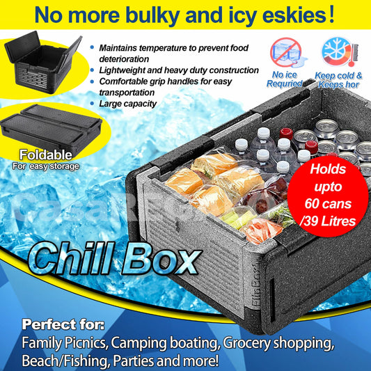 Camping Cooler Box Collapsible Chest Foam