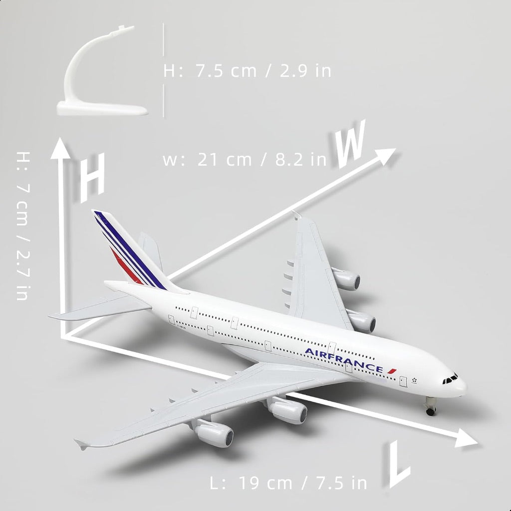 Air France Airbus A380 Airplane Diecast Plane Model