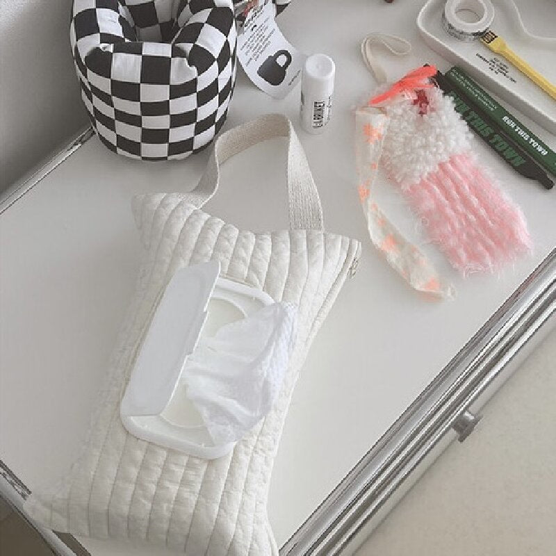 Wet Tissue Pouch Baby Stroller Wipes Holder