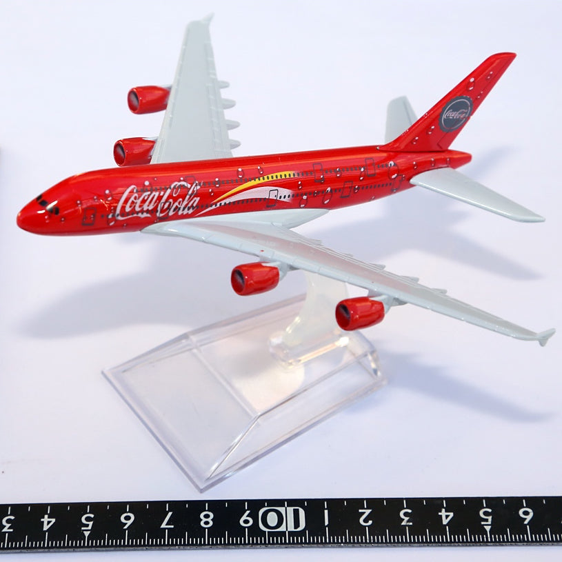 Coca Cola Airbus A380 Airlines Aircraft Plane Model