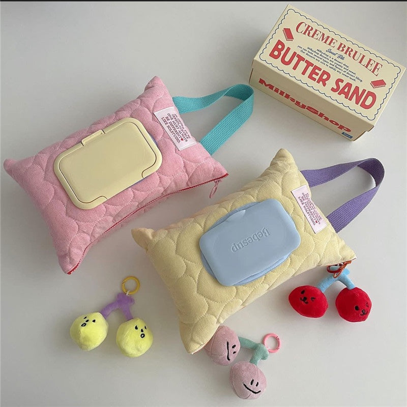 Wet Tissue Pouch Baby Stroller Wipes Holder