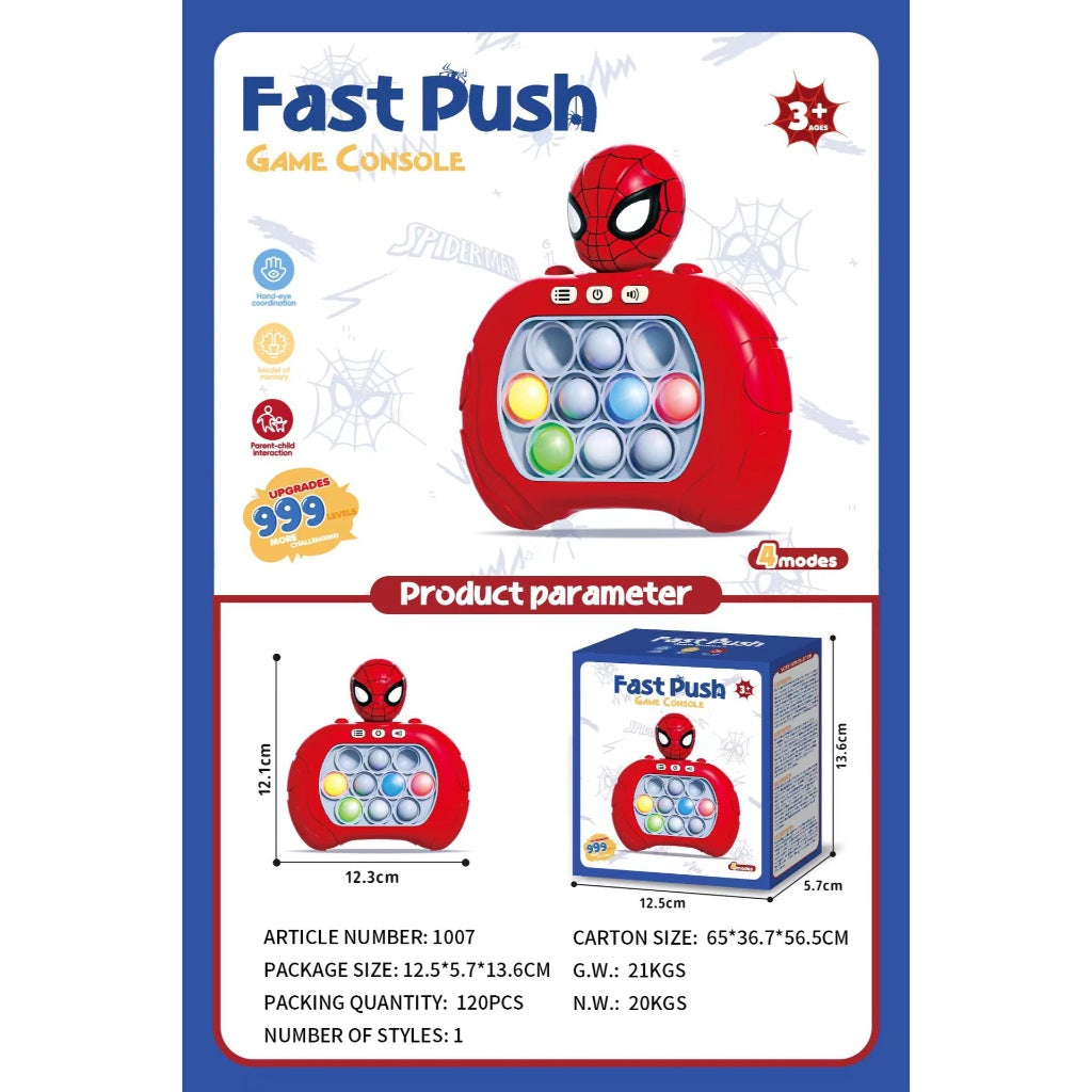 Fast Push Bubbles Pop It Stress Relief Toy